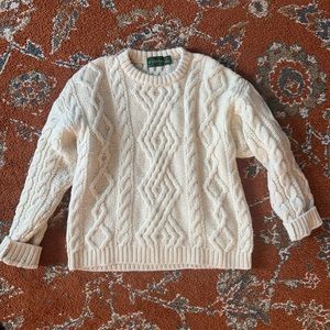 Hand knit fisherman’s sweater